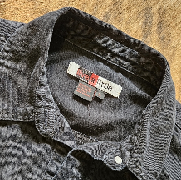 Black Live A Little denim jacket - Picture 5 of 5